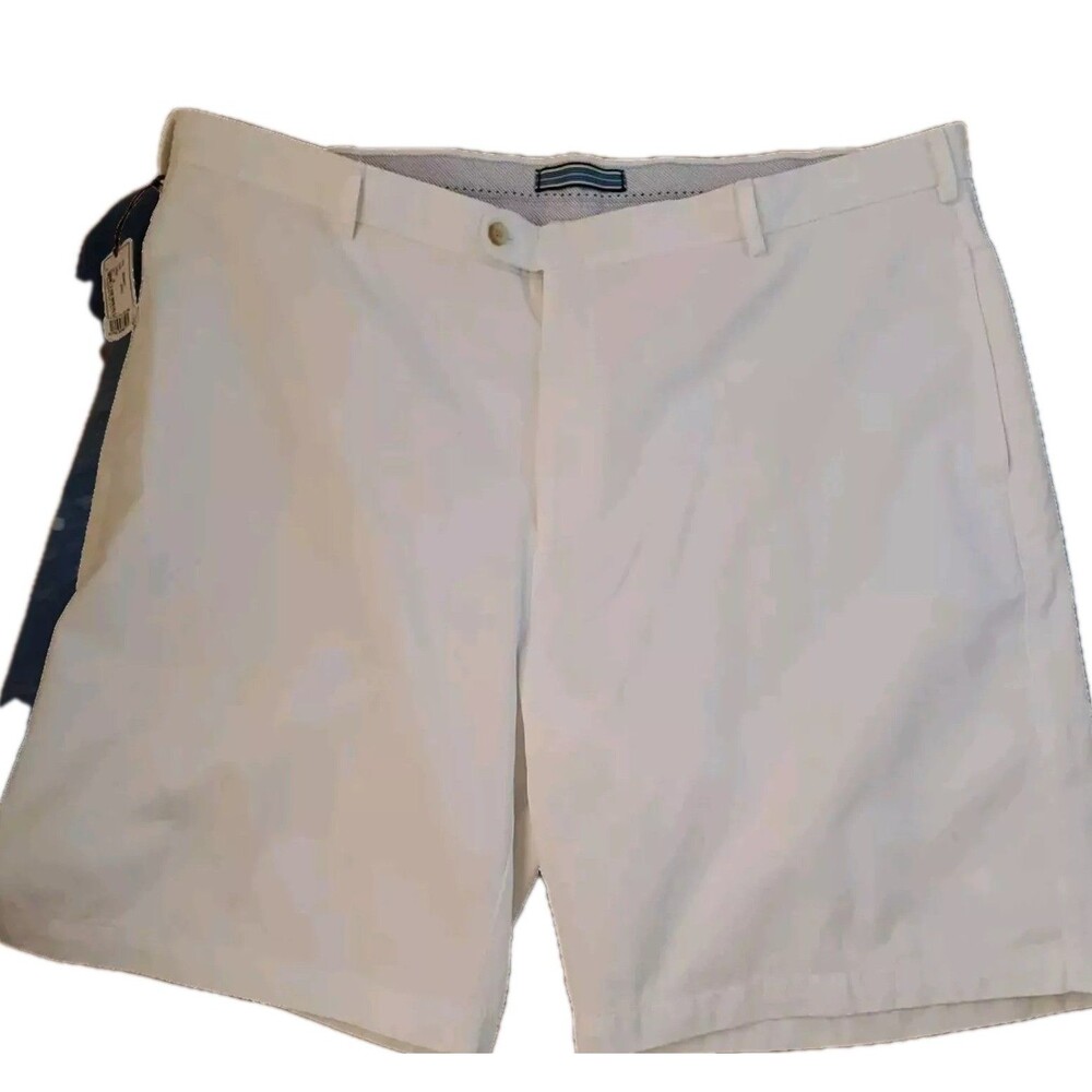 Peter Millar Winston Washed Pima Cotton Twill Shorts Men 42 Stone NWT MC00B31